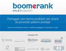 Tablet Screenshot of boomerank.net